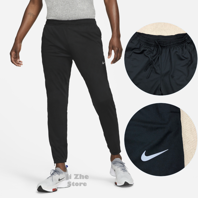 【吉喆】促銷↘ Nike Dri-FIT 反光 勾勾 透氣 彈性 排汗 針織 運動 薄長褲 長褲 DD5004-010