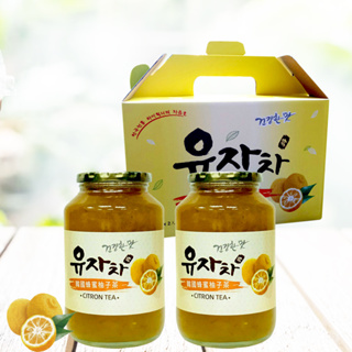 《柚和美》韓國蜂蜜柚子茶(果醬)禮盒1kg/2入