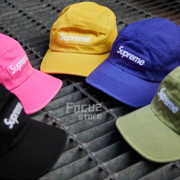 【Focus Store】 現貨 Supreme 23SS Washed Chino Twill Camp Cap 帽子