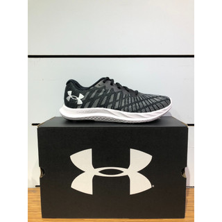【Under Armour】UA 男款 Charged Breeze 2慢跑鞋3026135-001黑白色