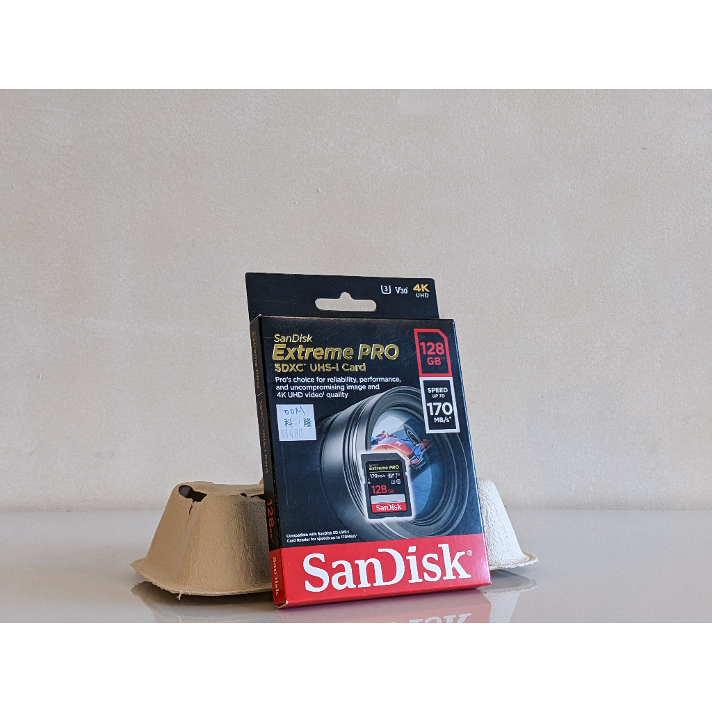 SanDisk ExtremePro SDXC UHS-I 128GB記憶卡