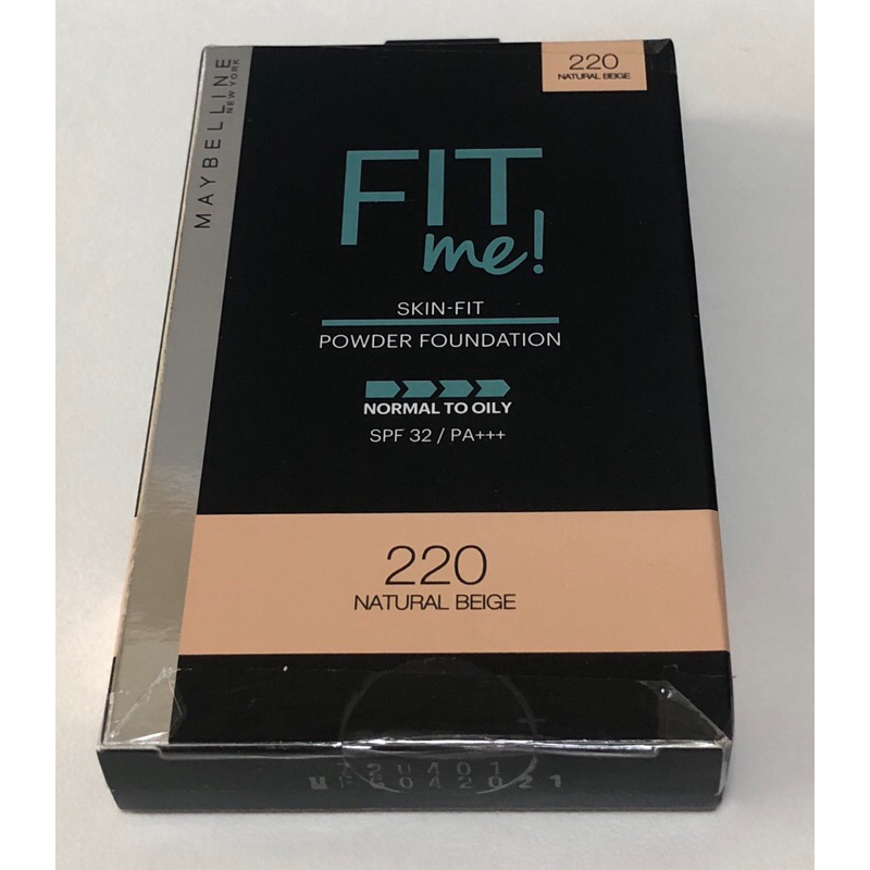 MAYBELLINE 媚比琳 FIT me 反孔特霧無瑕嫩粉餅 SPF32/PA+++