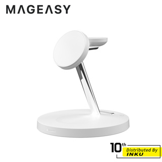 MAGEASY MagPower 四合一無線充電支架 Magsafe Apple watch 充電盤 手機 耳機