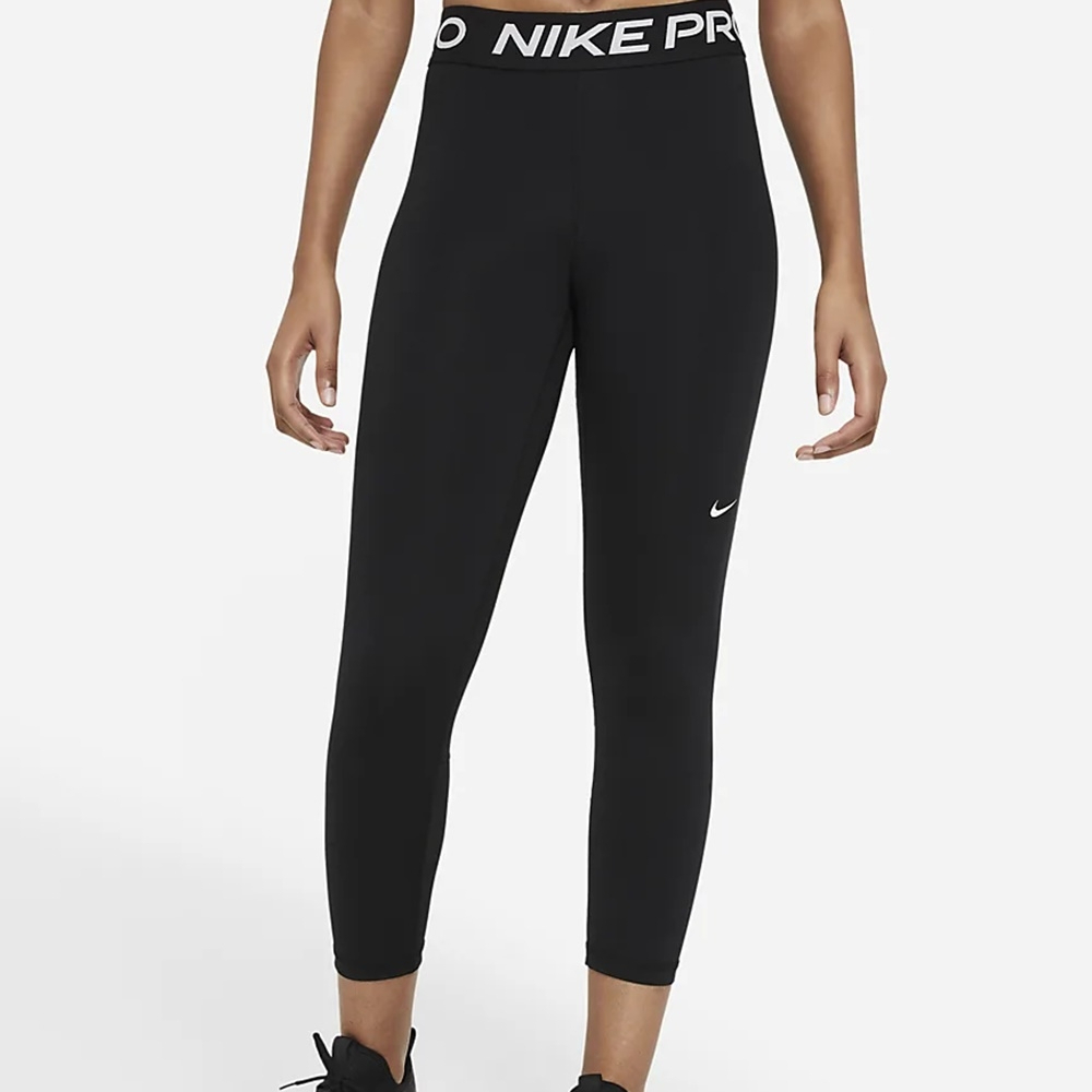 Nike AS W NP 365 TIGHT CROP 女 運動內搭緊身褲運動 瑜珈 休閒  黑色CZ9805013