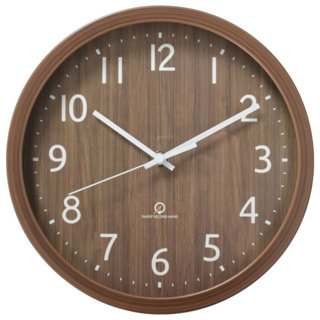 【掛置兩用鐘】NITORI宜得利 靜音秒針 白色 褐色 深褐色 3色可選 時鐘 掛鐘