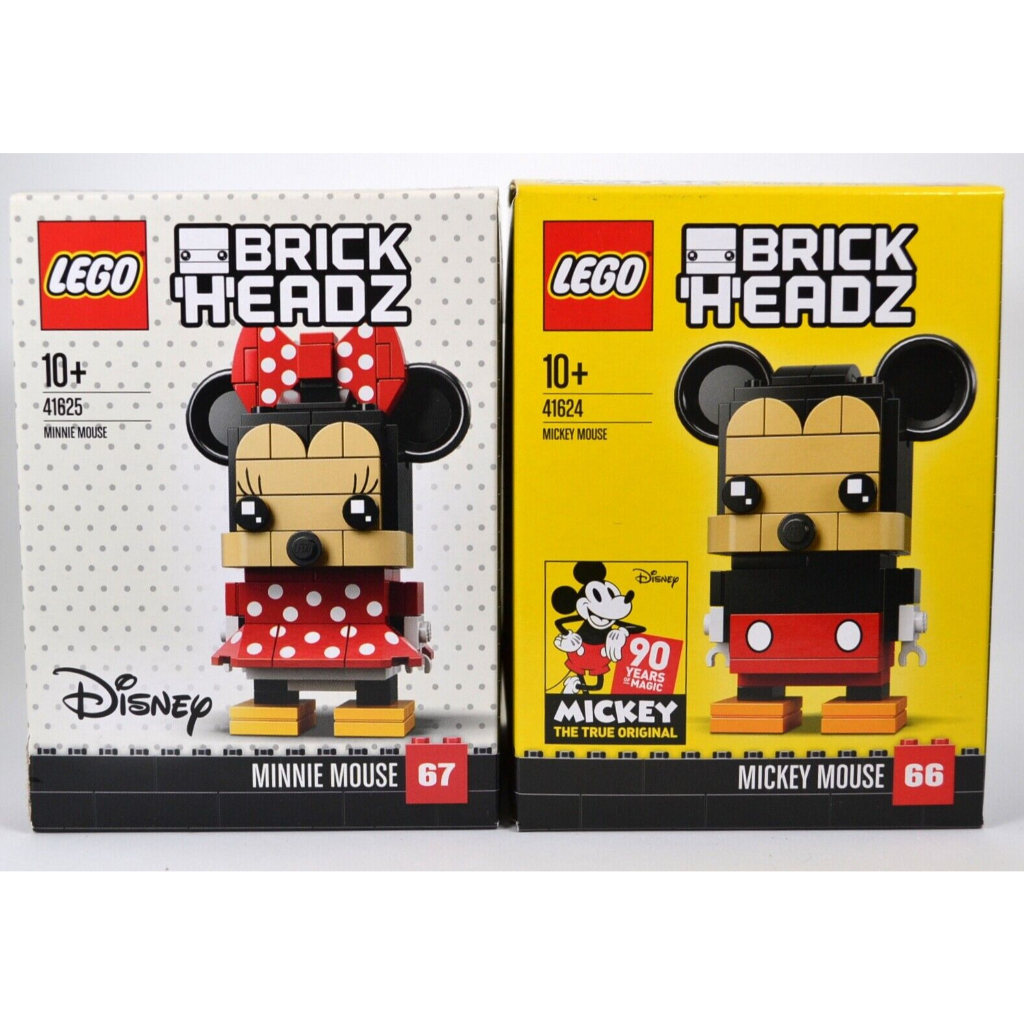 LEGO 41624 41625 Brickheadz  迪士尼 米奇 米妮 合售