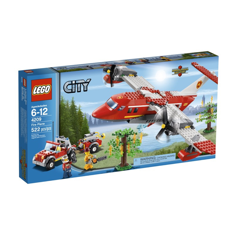 二手 調整售價 有現貨Lego 4209 城市系列消防飛機 Fire Plane city系列 絕版