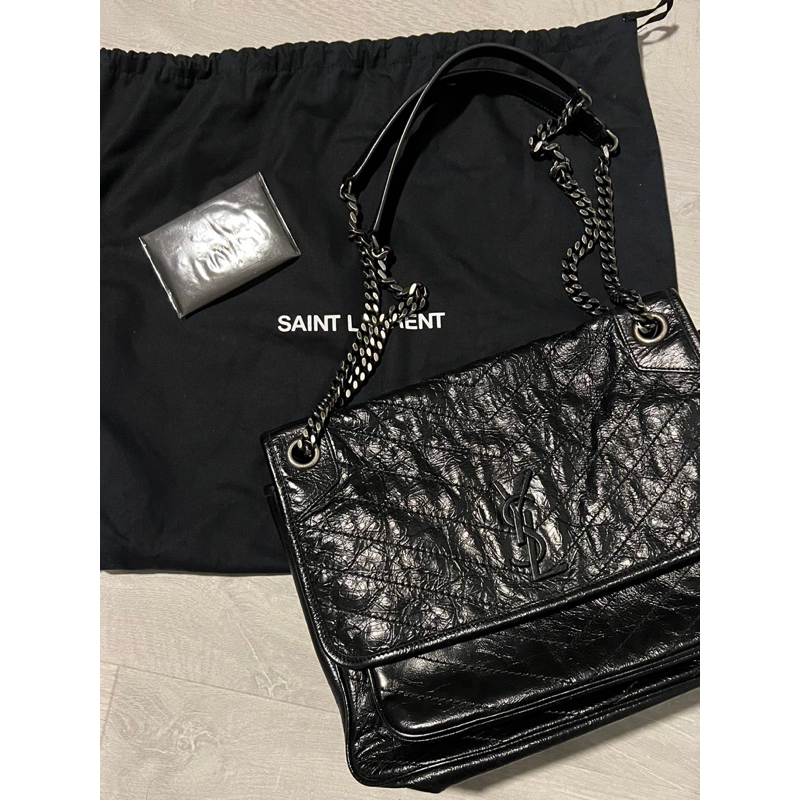 SAINT LAURENT YSL NIKI large大款 肩背斜背鏈條包