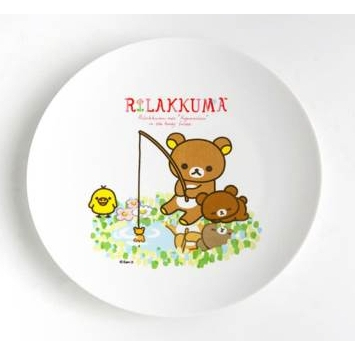 【Rilakkuma 拉拉熊】微風午憩8吋陶瓷盤 餐盤 桃園火車站 可面交