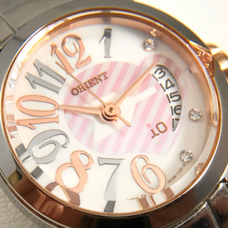 台灣鐘錶老店 ORIENT 東方錶 IO系列 甜美氣質愛心鑽 女錶 石英錶 限量錶款 W10051SZ