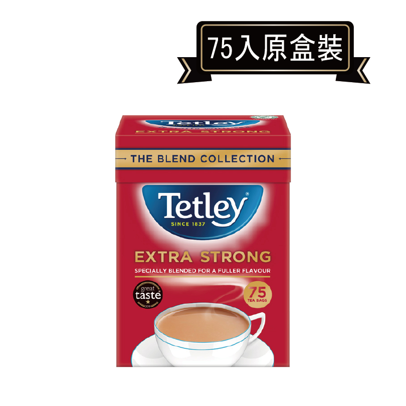 泰特利Tetley特濃紅茶 3.16g*75入(原廠盒裝)．好市多COSTCO熱銷【里德Coffee】．近期品促銷