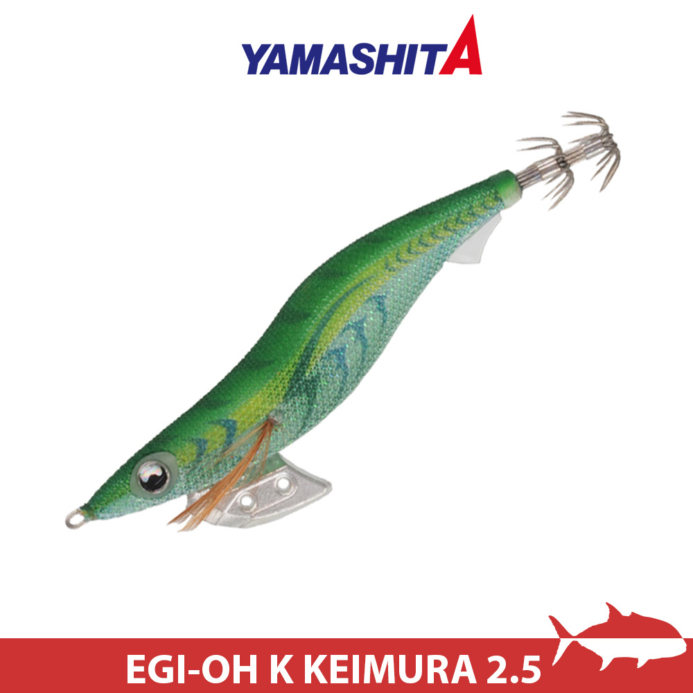 【搏漁所釣具】 YAMASHITA 王K木蝦 EGI-OH K Keimura 2.5吋 螢光 章魚 魷魚 花枝 軟絲