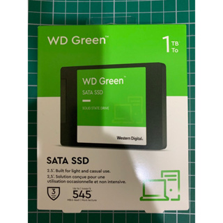 （新品盒裝保固3年）WD 威騰 綠標 1TB/2.5吋/SATA3/SSD固態硬碟(WDS100T3G0A)
