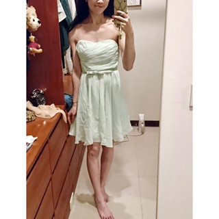 新娘 伴娘服 薄荷綠 蒂芬妮綠 綁帶款有二件