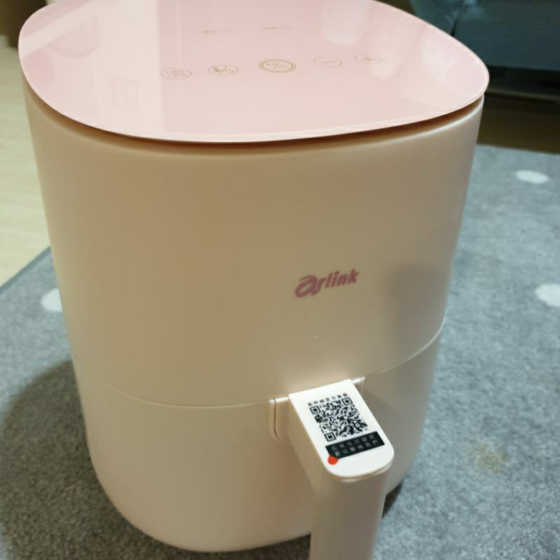 Arlink  粉色電子觸控氣炸鍋 EB2506(9成新)
