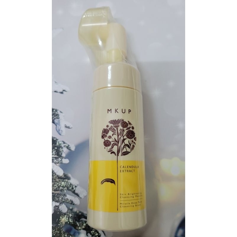 🌸綿綿糖🌸 短效出清 MKUP 美咖 金盞花 輕卸深洗 mkup 泡泡慕斯 洗卸合一 洗面乳  150 ML
