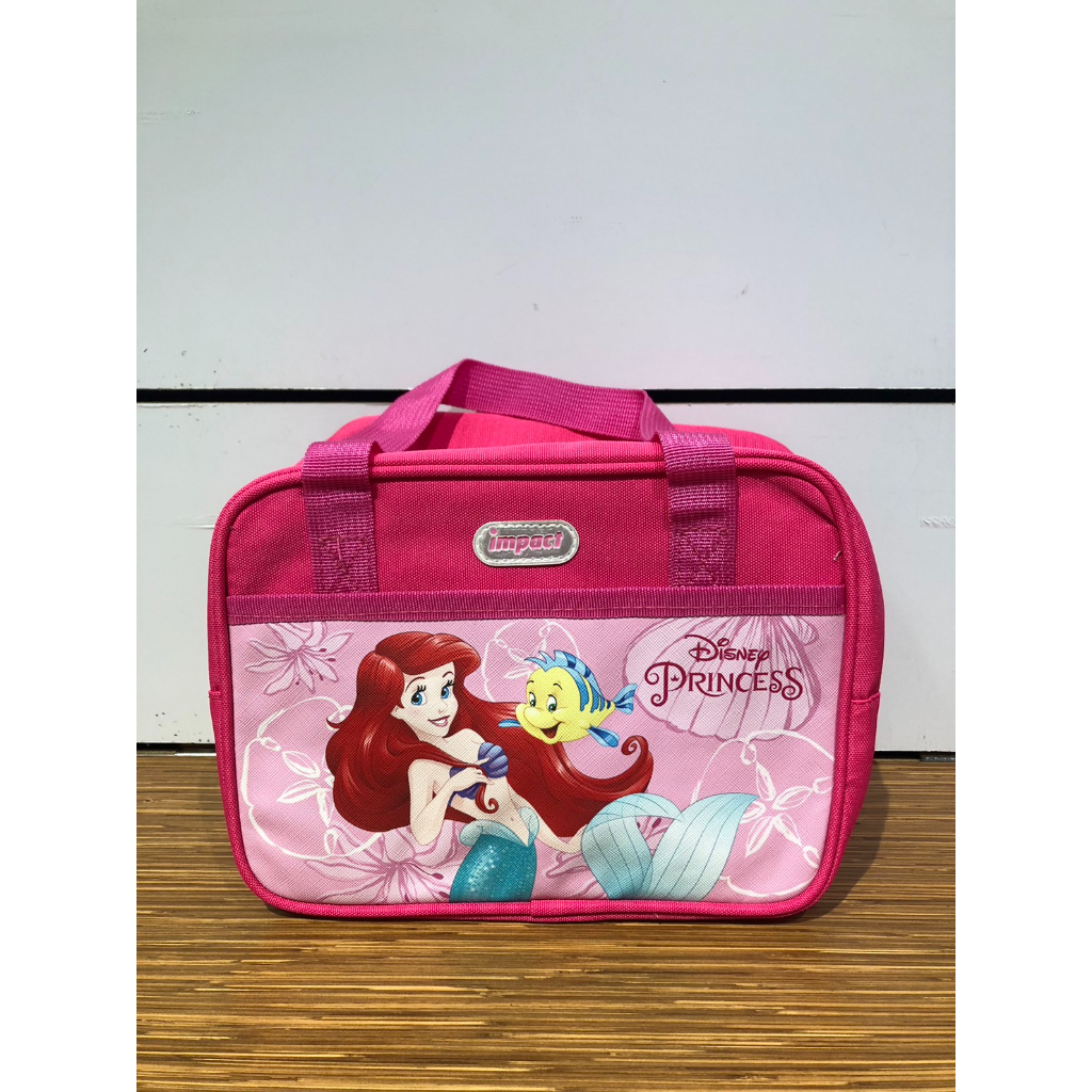 【IMPACT】 怡寶 迪士尼公主 小美人魚午餐袋 便當袋IMDSN03PK桃紅色