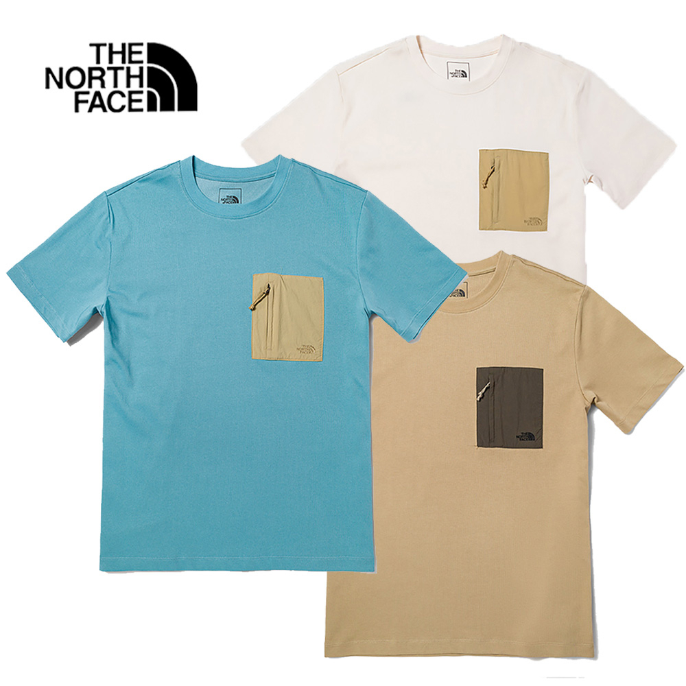 The North Face M S/S HYBRID POCKET 男 休閒口袋短袖上衣 3色 NF0A7WDA-
