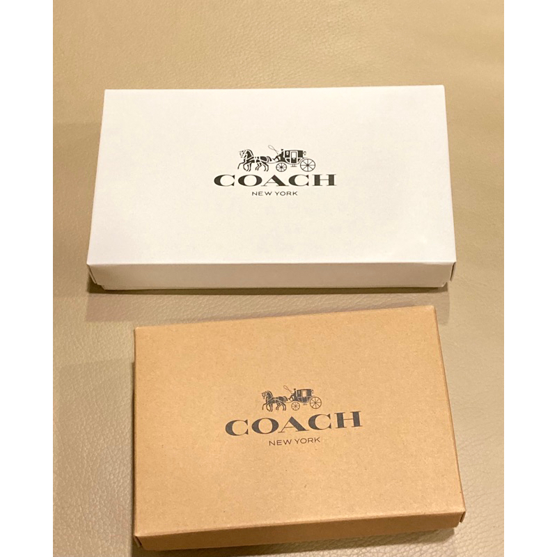 Coach 寇馳 空盒 (附防塵袋) 包裝盒 禮盒 禮品盒 長短皮夾/禮物盒