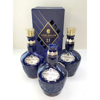 皇家禮炮21年 陶瓷空酒瓶 擺飾 ROYAL SALUTE 21Y 皇家禮炮 21年 700 ml 蘇格蘭