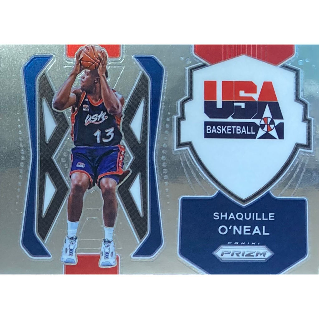 2021-22 Prizm Shaquille O`neal USA 美國隊 特卡