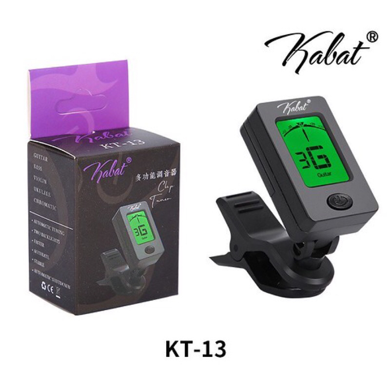 【吉他人音樂工作室】Kabat KT-13多功能夾式冷光調音器