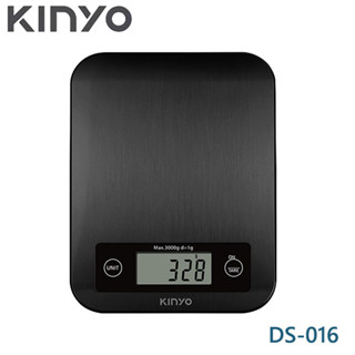 【3CTOWN】含稅 KINYO 金葉 DS-016 不鏽鋼電子料理秤 304不鏽鋼面板 LFGB安全無毒 (未附電池)