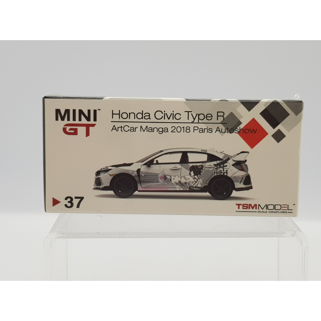 【小車停車場】Mini GT  37 HONDA CIVIC Type-R FK8 藝伎 彩繪 巴黎 車展