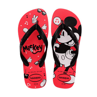 哈瓦仕 Havaianas 紅黑 迪士尼 米奇 夾腳拖 男女款 H5500【新竹皇家 4139412-4349U】