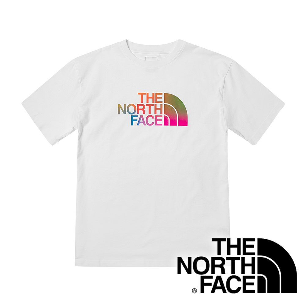 【THE NORTH FACE 美國】女oversize短袖圓領T恤『白色』NF0A7WER