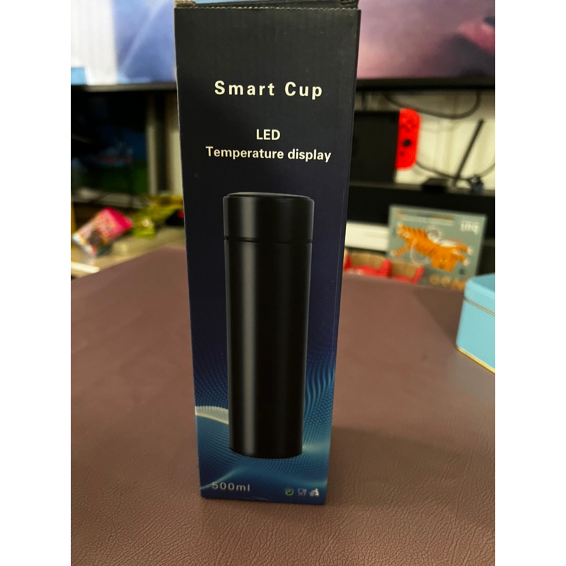 【全新】Smart Cup觸控顯示智能保溫瓶（黑色）