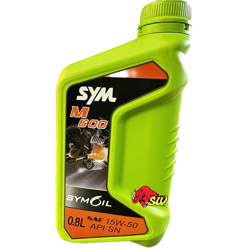 SYM 三陽原廠機油 M600 15W50 四行程專用機油 合成機油 0.8L