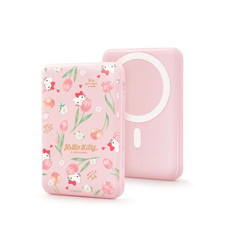 GARMMA Hello Kitty 磁吸無線行動電源 鬱金香 magsafe 磁吸 行動電源 10000mah