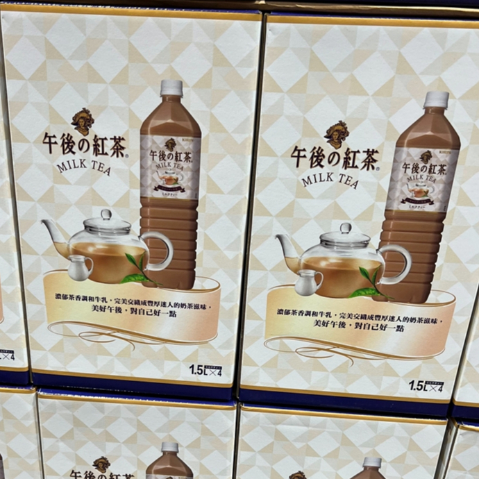 KIRIN  麒麟 午後 奶茶 1箱（ 1.5公升*4入 ）COSTCO代購