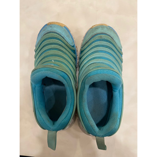 耐吉 Nike DYNAMO FREE 天藍色 毛毛蟲鞋 17CM 免綁鞋帶 (兒童、童鞋、運動鞋、休閒鞋、慢跑鞋)