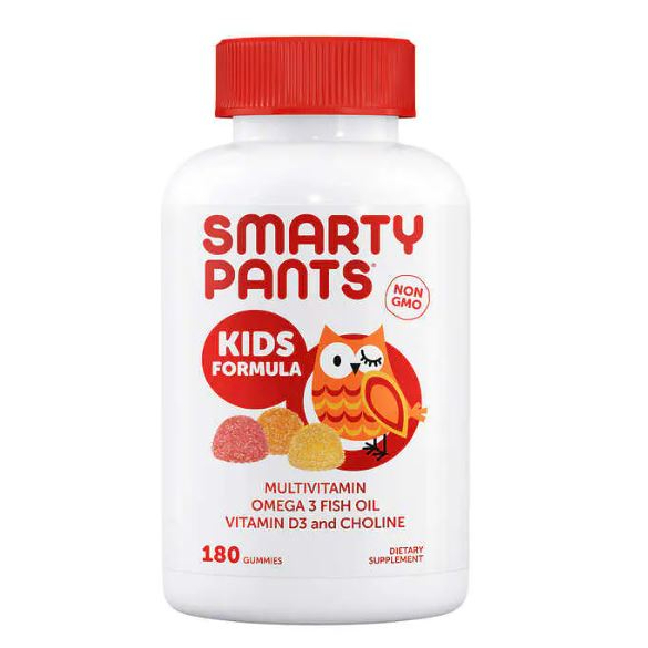 ♡*ﾟ現貨☆美國好市多(2025/03)SmartyPants 兒童魚油 Omega 3，綜合維他命配方，180顆軟糖
