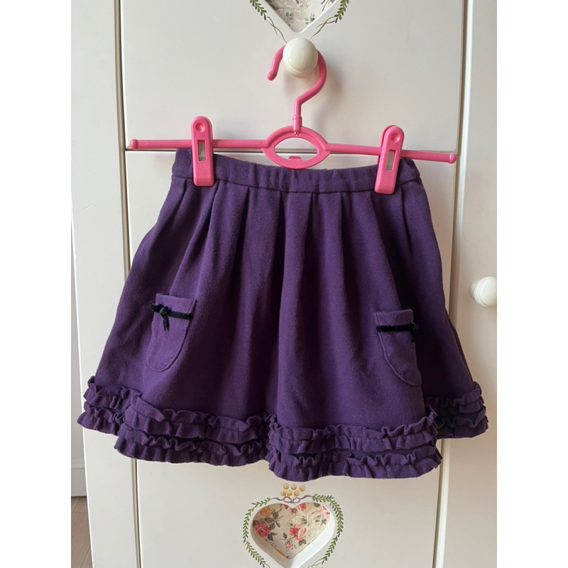 安妮公主深紫色荷葉裙，尺寸130🍆極新