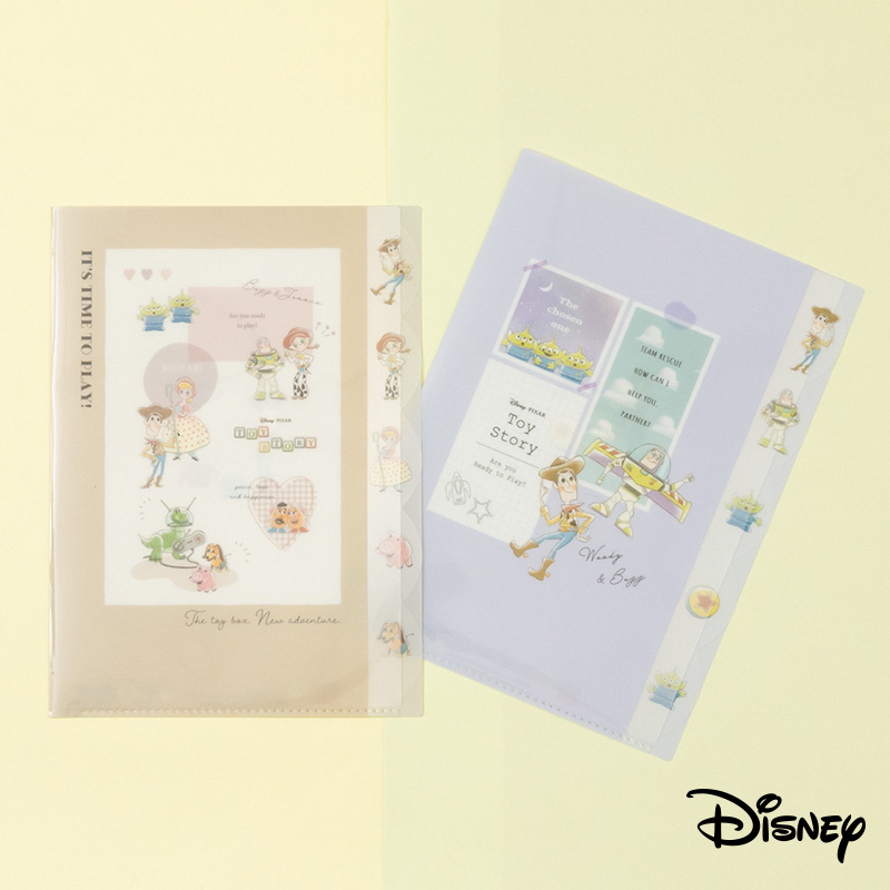 迪士尼｜日貨 返校日玩具總動員多層文件夾 巴斯光年 胡迪 收納用品 辦公用品 文件夾 資料夾 SS169