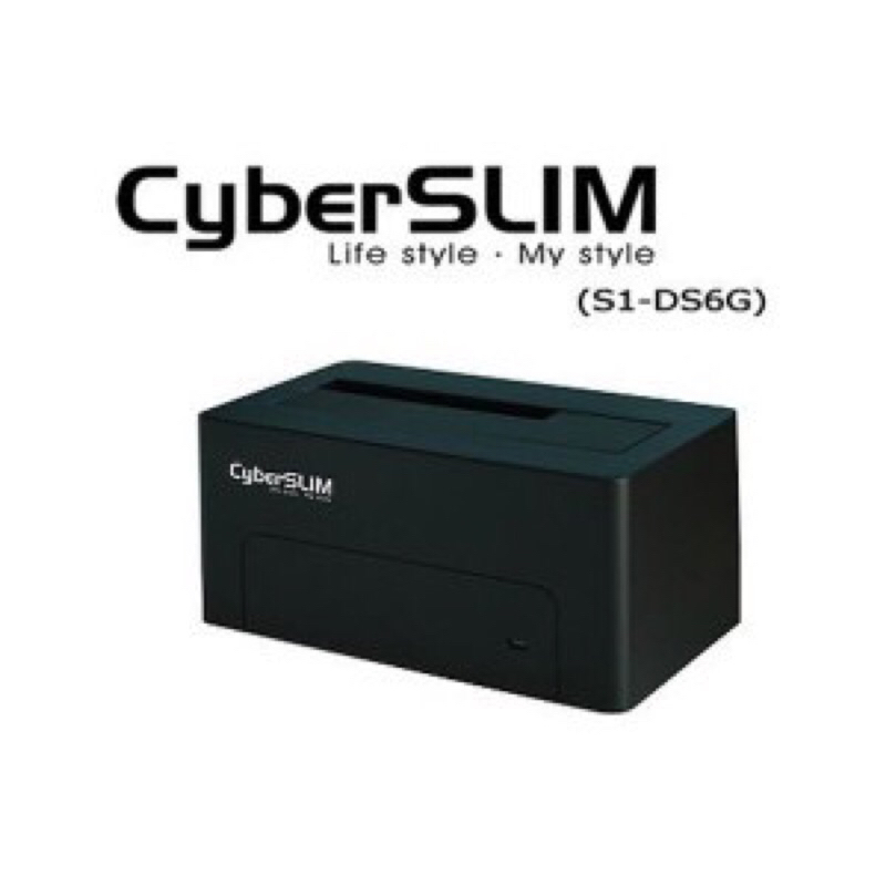 全新 全蝦皮最便宜 CyberSLIM S1-DS6G 2.5及3.5吋共用 USB3.0 硬碟外接盒 用不到便宜出清