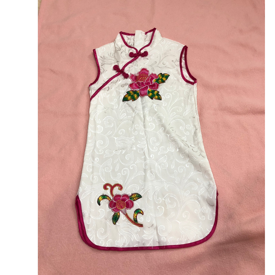 女童/女寶 中國旗袍洋裝 中國服  (100公分)