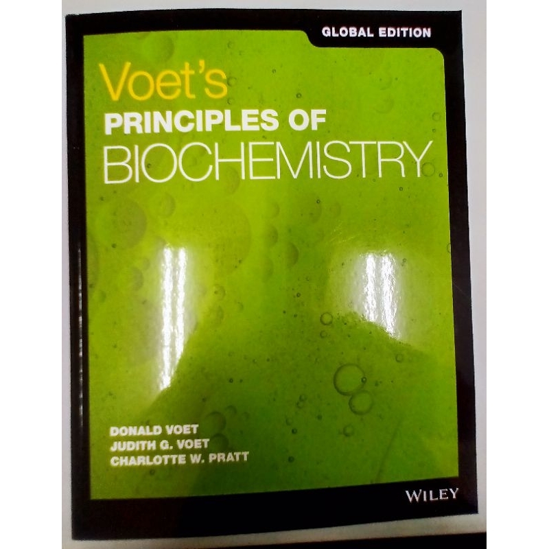 Voet's Principles of Biochemistry 5ed，作者 Voet. Voet. Pratt