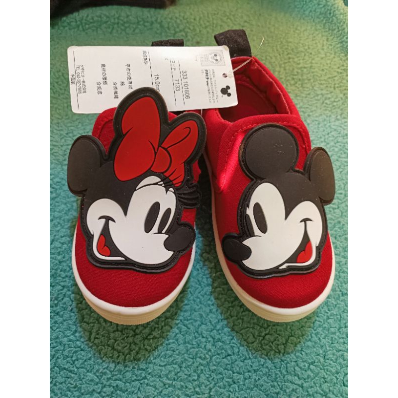 Disney米奇米妮懶人布鞋 15cm