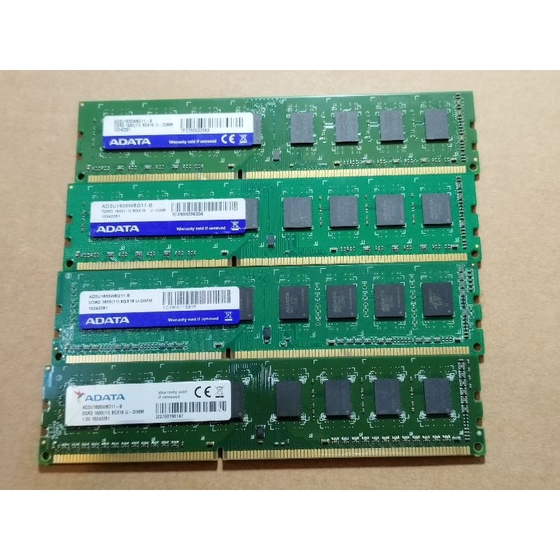 威剛 ADATA  記憶體DDR3/1600/8G（雙面)終保