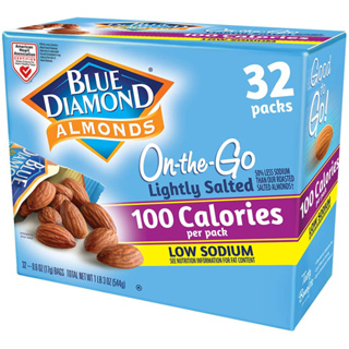 Blue Diamond 杏仁蜂蜜烘焙鹽醋哈巴內羅燒烤 芥末醬油風味零食堅果 708.7g 可重複密封袋