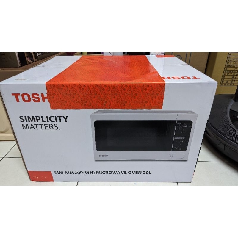 TOSHIBA TOSHIBA 東芝 旋鈕式料理 微波爐20L MM-MM20P(WH)