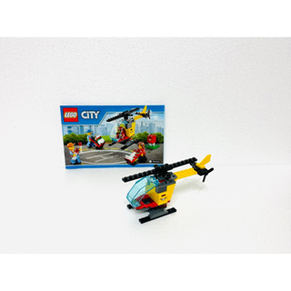 二手 樂高 LEGO 60100 CITY城市系列 直升機 所見即所得。無盒