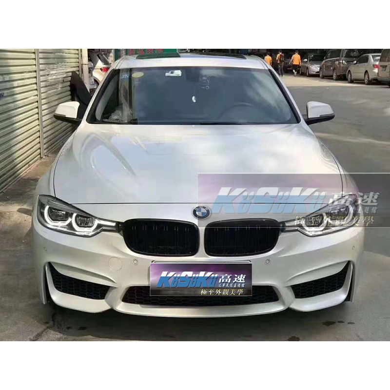 全新素材現貨商品 BMW 寶馬 F30 316 318 320 325 改裝 M3 樣式素材 前保桿 側裙 後保桿