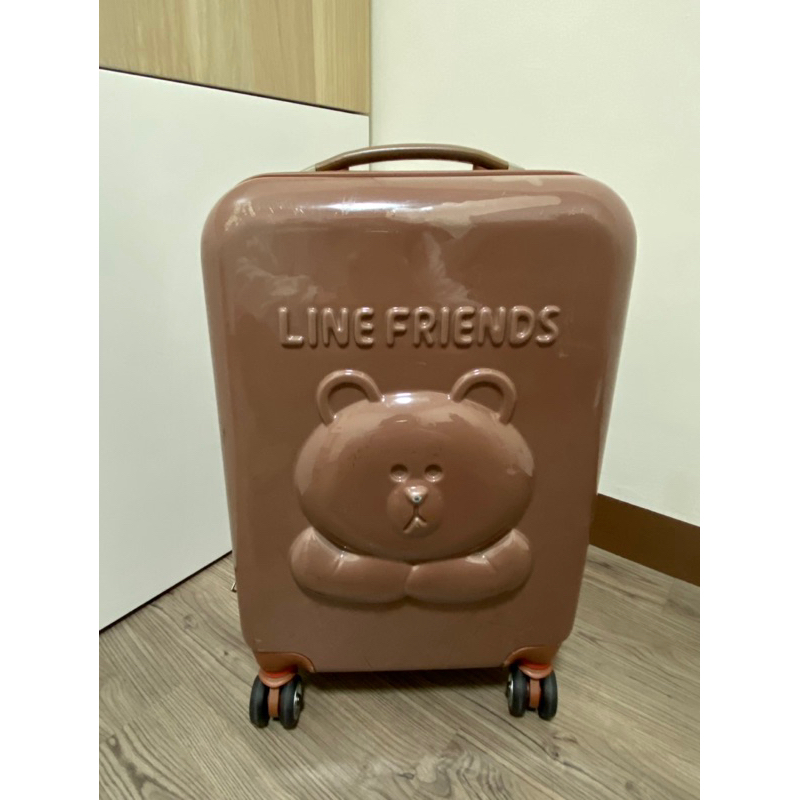甜甜價熊大20吋2段式行李箱好推好滑