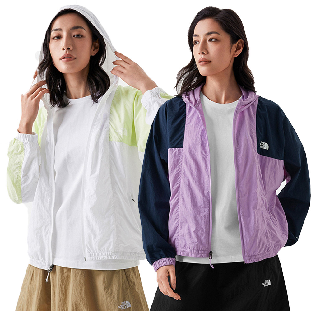 The North Face W 78 UPF WIND JACKET 女 防風防曬可打包連帽外套2色 NF0A5JXI