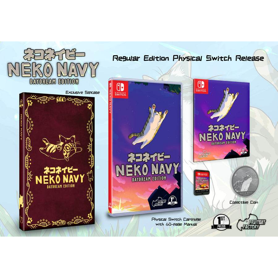 [預購]Switch貓貓海兵團 白日夢版 中文版Neko Navy Daydream Edition 2D橫向飛機 限